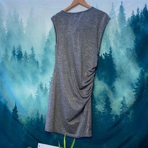 Trina Turk Metallic Ruched Dress.